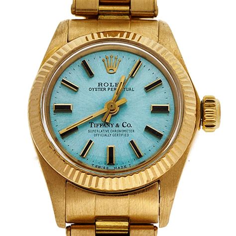 rolex tiffany dial ladies|Rolex tiffany dial for sale.